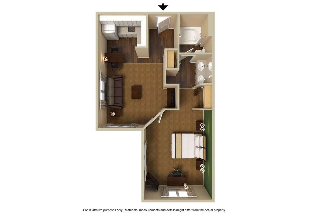 Extended Stay America Suites - Dallas - Las Colinas - Green Park Dr Ървинг Стая снимка